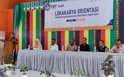 Lokakarya Orientasi Program Pendidikan Guru Penggerak Angkatan 8 Aceh Timur Tahun 2023