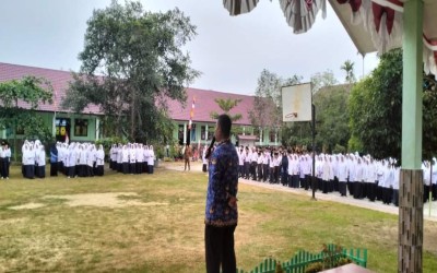 Semangat Menyambut Tahun Ajaran Baru di SMP Negeri 1 Pante Bidari